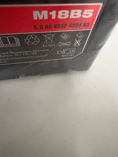 Milwaukee 5ah x2 new