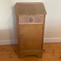 Compact Bedside Table, Storage Drawer & Cabinet | Clean & Sturdy