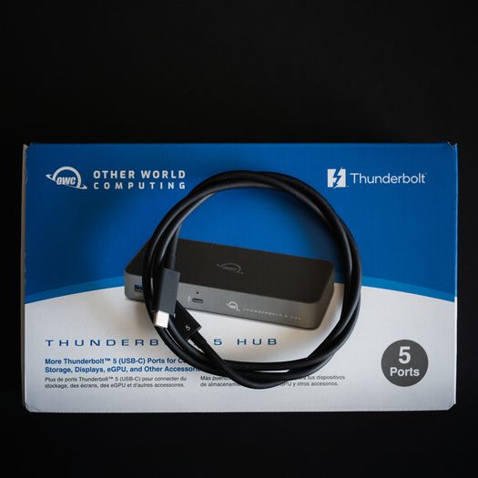 OWC Thunderbolt 5 Hub 5 Port x2 Like New Boxed