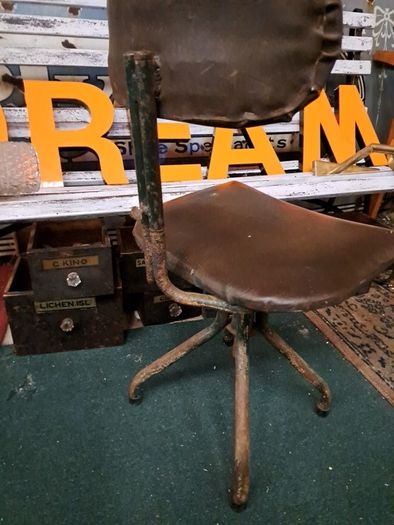 1940's Machinest Swivel Chair