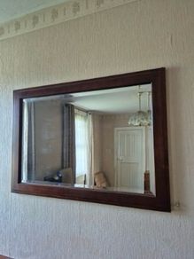 Dark Wood Mirror