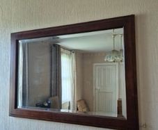 Dark Wood Mirror