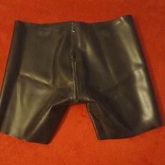Men's latex shorts rubber thick 0.9mm