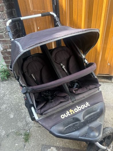 OutNAbout double pram stroller
