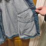 Denim Motorcycle Vest Image 3