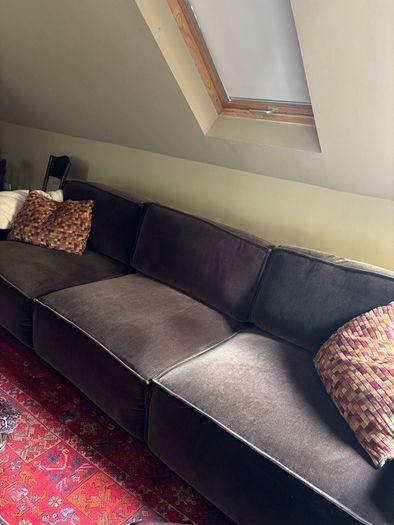 Velvet Sofa modular 3 meters long