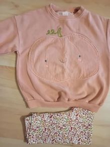 Next Pumpkin Jumper & Leggings 3-4 yrs