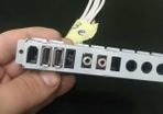 external microphone, headphone and USB connectors