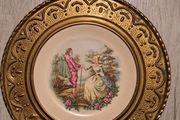 Wall plaque courting couple