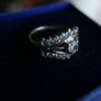 Vintage 9Ct Yellow Gold 375 Cocktail  Ring 2,12g size L Image 10