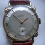 Vintage 14ct Gold Gruen Precision 17 Jewel 32mm James Bond Wrist Watch Image 8