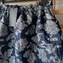 skirt Bnwt Zara navy elastic waistband mini skirt medium Image 3