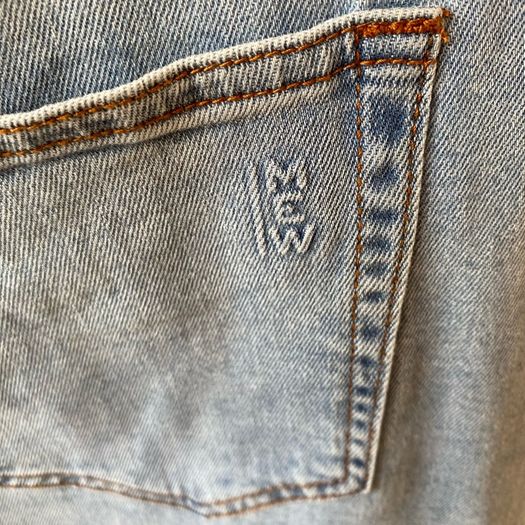 My Essential Wardrobe Denim Maxi Skirt Light Blue Wash