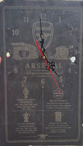 Arsenal "Invincibles" Engraved Slate Clock