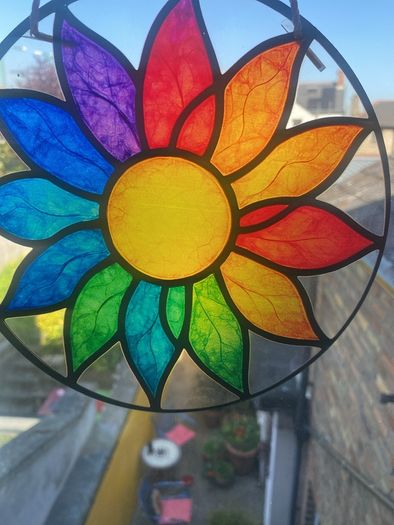 Suncatcher with vibrant colours