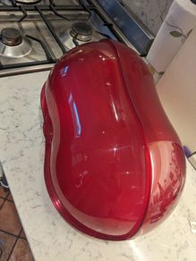 Vintage Guzzini bread bin