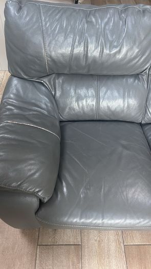 3-seater leather sofa