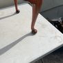 Beautiful vintage  stool / footstool with cabriole legs Image 2