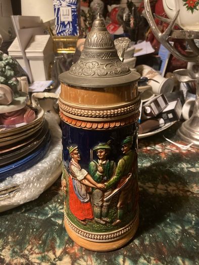 W German beer stein free postage