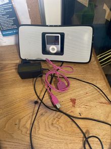 iPod and speaker