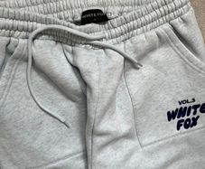 White Fox Boutique Women's Grey and Blue Joggers-tracksuits