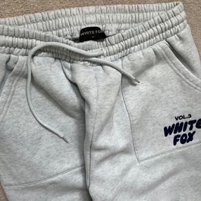 White Fox Boutique Women's Grey and Blue Joggers-tracksuits