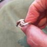 ladies vintage silver ring Image 4