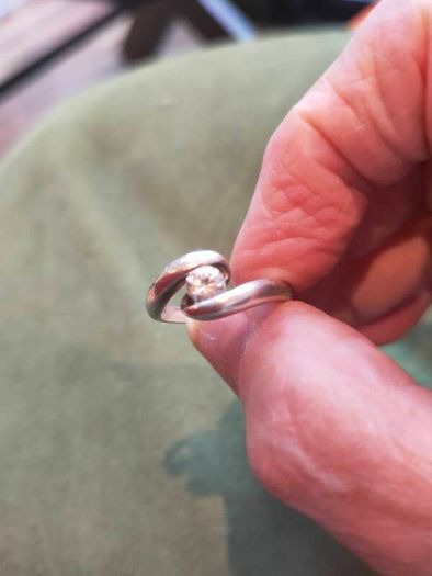 ladies vintage silver ring