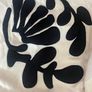 River island cream sweater loose fit black satin pattern Image 3