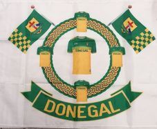 Donegal GAA flag 3ft x 2ft.