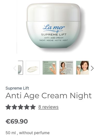 Brand New La Mer Supreme Natural Lift - Anti Age Cream Night - Size - 50ml - RRP - 69.90 - Open To Offers!!