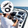 Hydraulic Outboard Steering Kit, 90HP, Marine Boat Hydraulic Steering System, with Helm Pump Two-Way Lock Cylinder and 731.5 cm Hydraulic Image 3