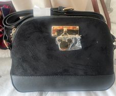 Mickey Mouse Suede & leatherette bag (NEW)