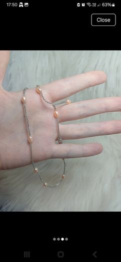 pearl necklace with magnetic clasp