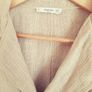 Mango Cream Light Jacket/Coat - Size Large Image 6