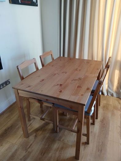 Dining table with 4 chairs