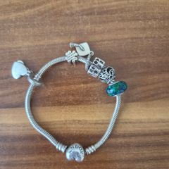 Pandora bracelet with charms