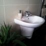 Dale Bathroom Sink with Semi Pedestal - NEW. Image 3