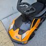 Lamborghini Car 2-in-1 Push-Along Ride On Orange Image 3
