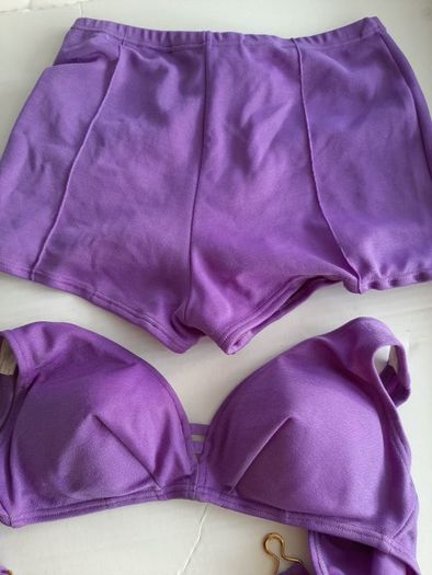 Genuine 70's vintage shorts and bikini top