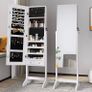Jewelry Cabinet Standing Mirror Lockable Jewelry Armoire with Large Storage, 3 Angles Adjustable (FREE POSTAGE) Image 2