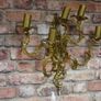 Pair of Rococo Gilt Light Wall Sconces Image 3