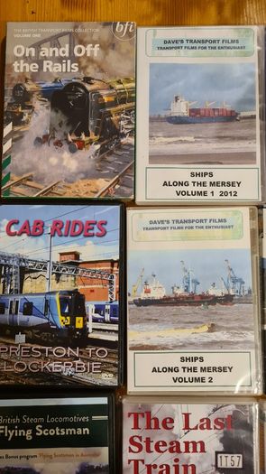 Railway - Themed Dvds Featuring Various Documentaries. Including Titles  Such As "the Last Logging Road" And The Manchester Shop Canal".