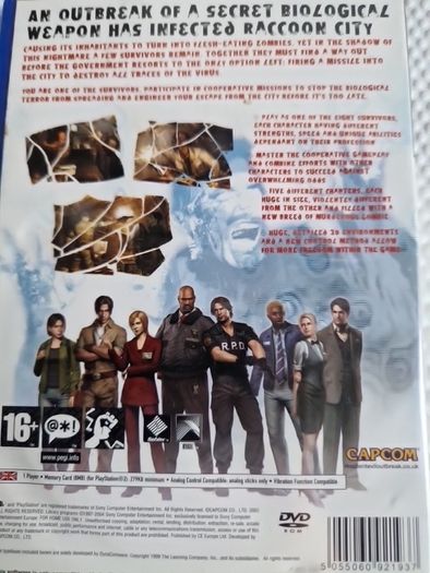 Resident Evil Outbreak PlayStation2 Ps2 Games Original