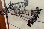 Steel trouser hangers
