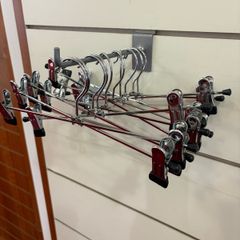 Steel trouser hangers