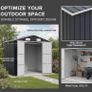 Metal Garden shed - Free delivery Image 3