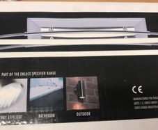 Polished Chrome Twin Slim Fluorescent Light