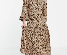Leopard print Maxi dress Never Fully Dressed Maxi Delilah Lucia Dress 12