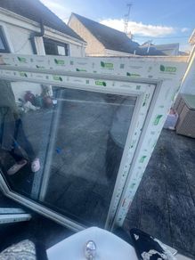 Brand New PVC Triple Glazed Window Picture Window in Black